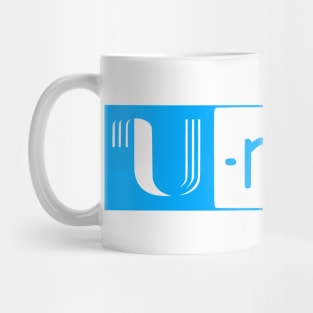 3/4" U-matic Light Blue logo Umatic Mug